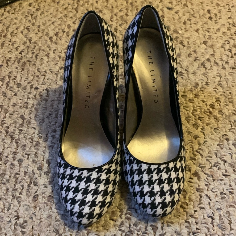 The Limited Houndstooth Heels